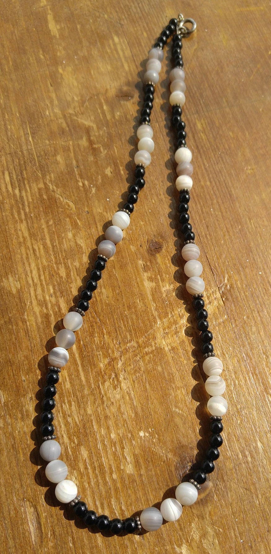botswana agate necklace